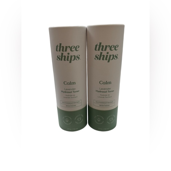 Three Ships Calm Lavender Hydrosol Toner 2 Pack - 2 oz / 60 ml each - Picture 1 of 2